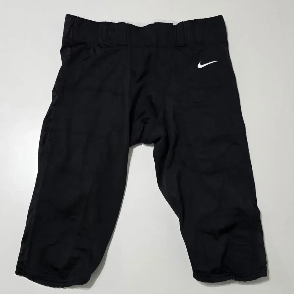 Nike Team Vapor Varsity Football 3/4 Pants 908728-010 Black White Men's Size L